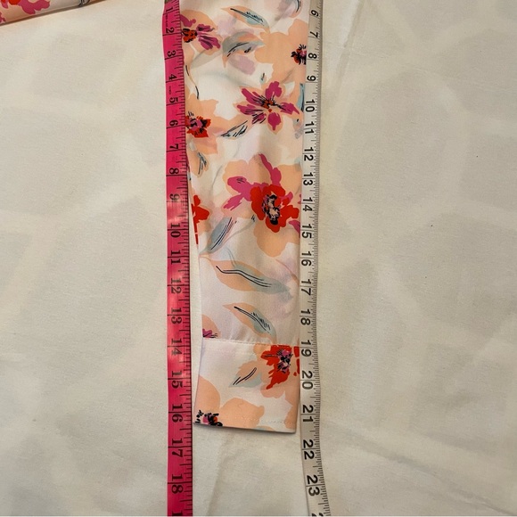 Banana Republic Dhillon Classic Fit Petite Multi Coloured Floral Blouse XXS/TTP - Picture 13 of 13
